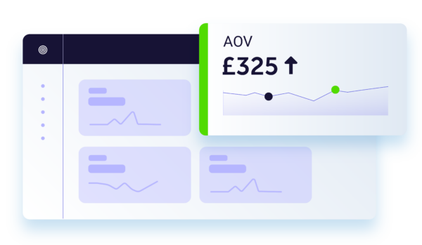 platform dashboard featuring graphs with increased statistics.