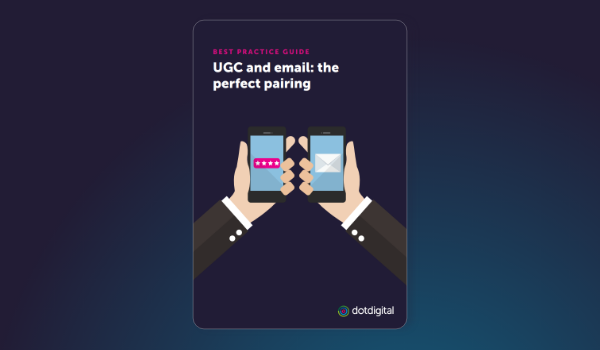 UGC and email cover CTA